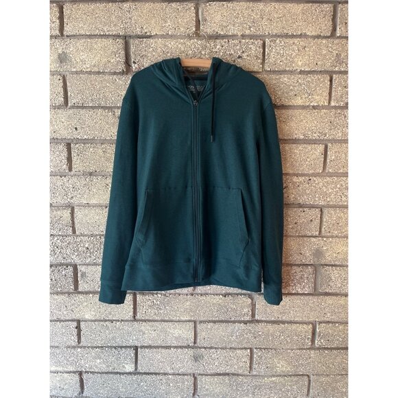Beyond Yoga Womens Teal Zip-Up Hoodie Jacket With Pockets SpaceDye Material Size - Picture 1 of 7